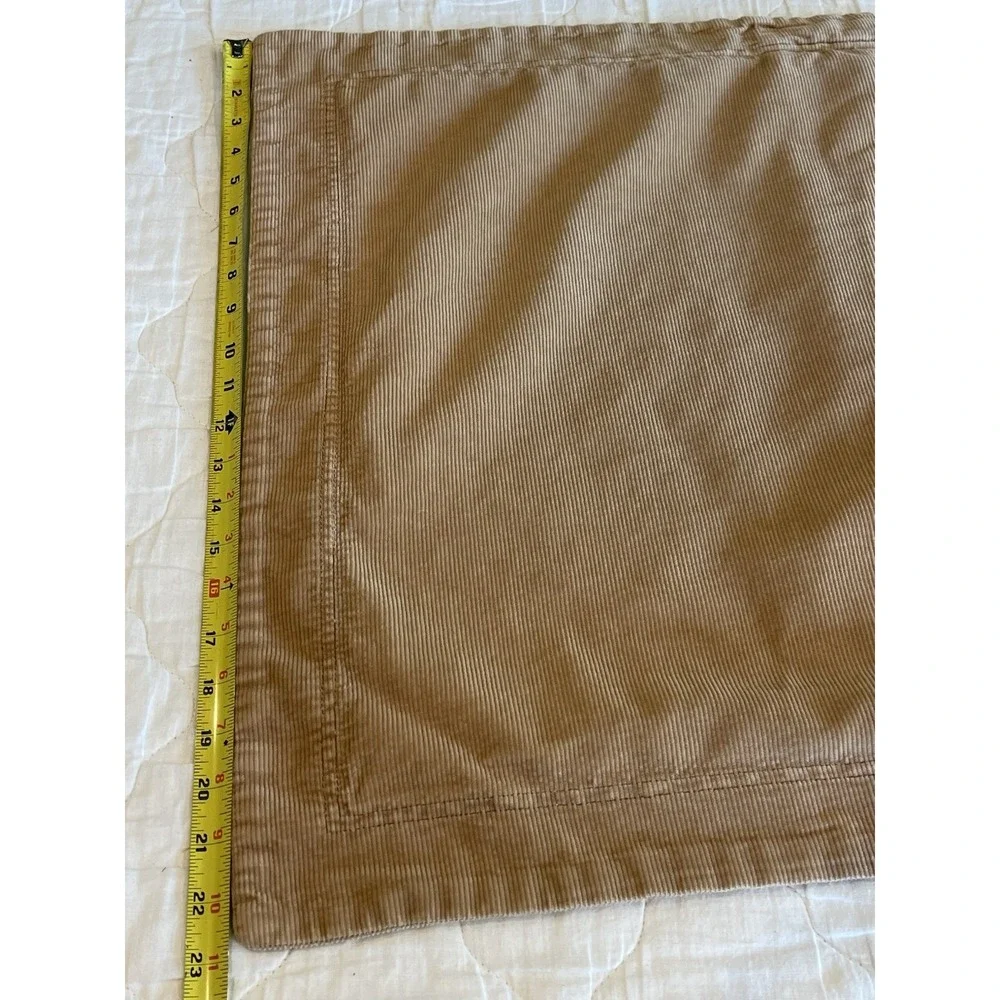 Tommy Hilfiger Pillowcases Shams Cordoroy Tan/Beige Set of‎ 2